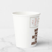 午前中は正午から紙コーヒーカップ 紙コップ (右)