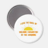 午前中オーガニックの化学の匂い マグネット (正面/裏面)