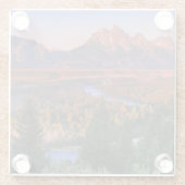 午前中眺め ガラスコースター (裏面)