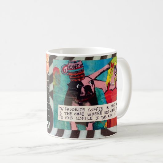 午前中MUG-MYのお気に入りのなコーヒーはものです コーヒーマグカップ (正面右)