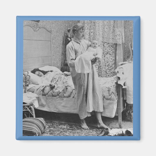 午前3時にアップ – ヴィンテージ立体視 マグネット (正面)