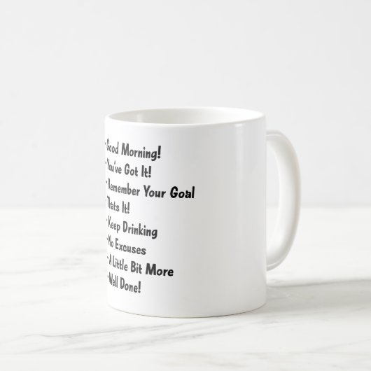 午前7時おはよう得ばいコーヒーマグ コーヒーマグカップ (正面右)