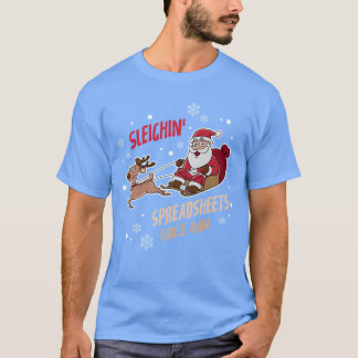 午前8時からスリーギンのスプレッドシートレトロおもしろいAccou Tシャツ