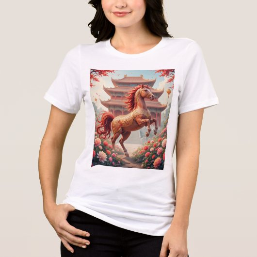 午年の馬 トライブレンドTシャツ (正面)