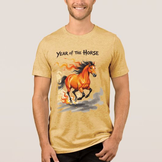 午年の馬 トライブレンドTシャツ (正面)