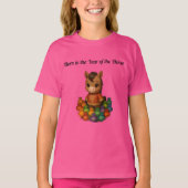 午年生まれの女の子Tシャツ Tシャツ (正面)
