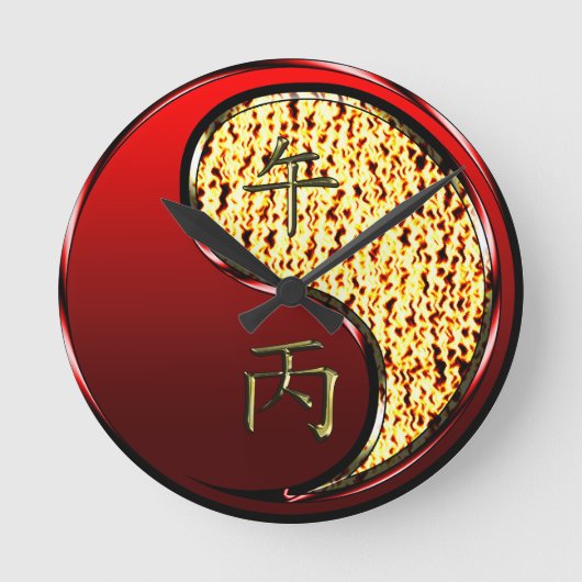 午年 ラウンド壁時計 (正面)