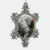 午年 | 春節馬 ...花中国の乾草 スノーフレークピューターオーナメント (左)