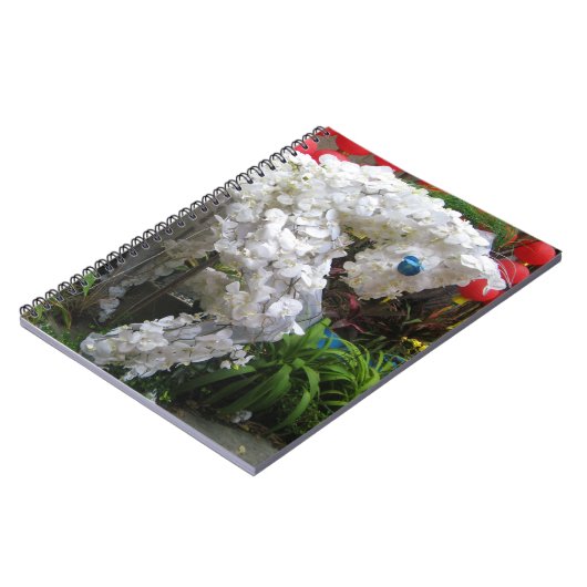 午年 | 春節馬 ...花中国の乾草 ノートブック (左側)