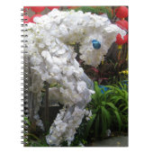 午年 | 春節馬 ...花中国の乾草 ノートブック (正面)