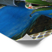 午年 | 春節馬 ...花中国の乾草 ポスター (角)