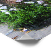 午年 | 春節馬 ...花中国の乾草 ポスター (角)