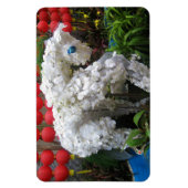 午年 | 春節馬 ...花中国の乾草 マグネット (縦)