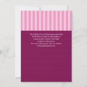 午後のお茶の招待状 招待状 (裏面)