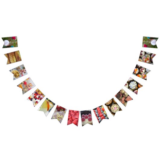 午後のお茶の旗布か旗 バンティングフラッグ (全)