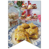 午後のお茶の旗布か旗 バンティングフラッグ (第3の旗)