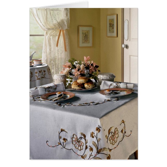 午後のお茶の設定 (正面)