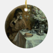 午後のお茶 セラミックオーナメント (裏面)
