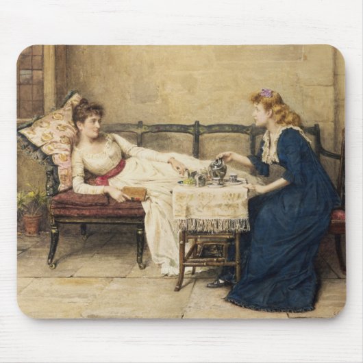 午後のお茶 マウスパッド (正面)