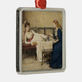 午後のお茶 メタルオーナメント (右)