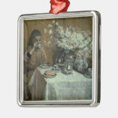 午後のお茶 メタルオーナメント (左)