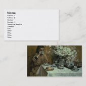 午後のお茶 名刺 (正面/裏面)