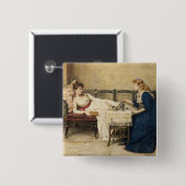 午後のお茶 缶バッジ (正面&裏面)