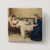 午後のお茶 缶バッジ (正面)