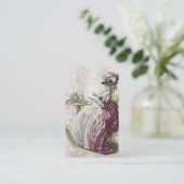 午後のお茶、金ゴールド。 名刺 (スタンド正面)