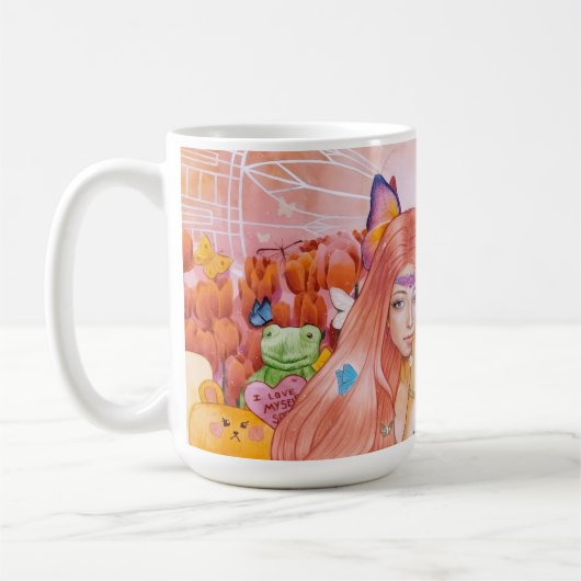 午後のひととき コーヒーマグカップ (左)