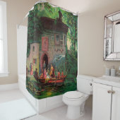 午後のコモシャワーカーテン シャワーカーテン (インサイチュ)