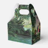 午後のコモ湖の好意ボックス フェイバーボックス (裏面サイド)