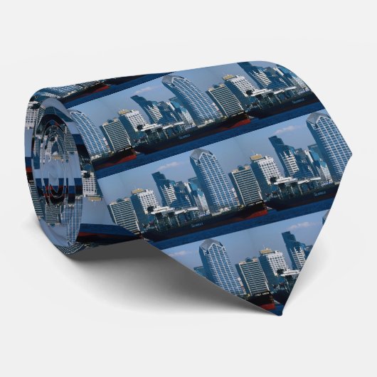 午後のスカイライン、サンディエゴ、カリフォルニア、米国 ネクタイ (ロール)