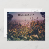 午後のバルセロナ葉書 ポストカード (正面/裏面)