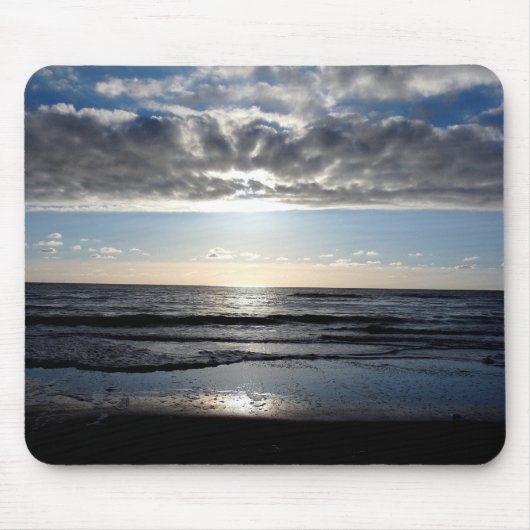 午後のビーチ マウスパッド (正面)