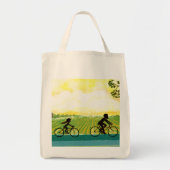 午後の乗り物 トートバッグ (正面)