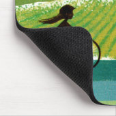 午後の乗り物 マウスパッド (コーナー)