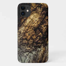 午後の光に照らされた樹幹 iPhone 11 ケース