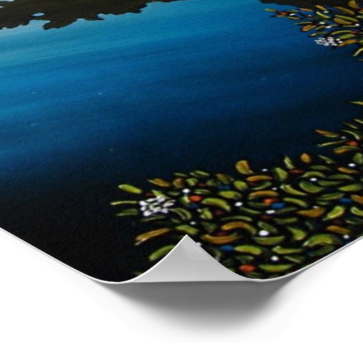 「午後の反射」 ポスター (角)