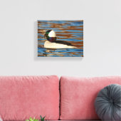 午後の太陽の男性のバッファヘッド キャンバスプリント (インサイチュ (リビング))