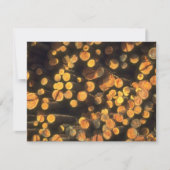 午後の太陽は自動記録器の退職の招待状を記録します 招待状 (正面)