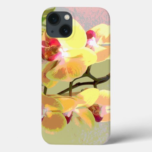 午後の日に黄色の蘭 Case-Mate iPhoneケース (裏面)