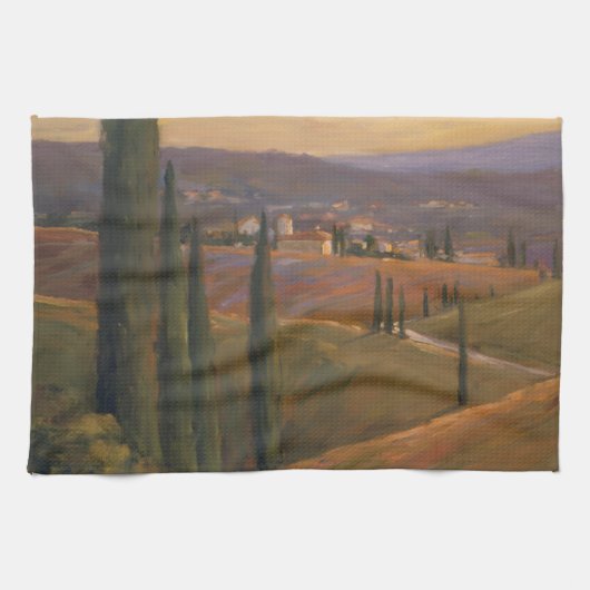 午後の歩行I キッチンタオル (横)