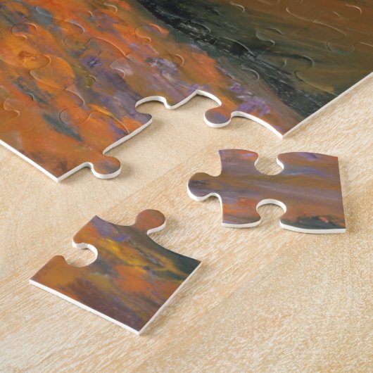 午後の歩行I ジグソーパズル (側面)