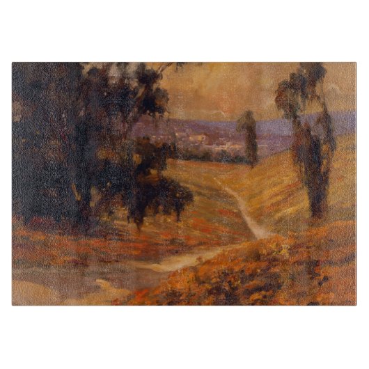 午後の歩行II カッティングボード (正面)