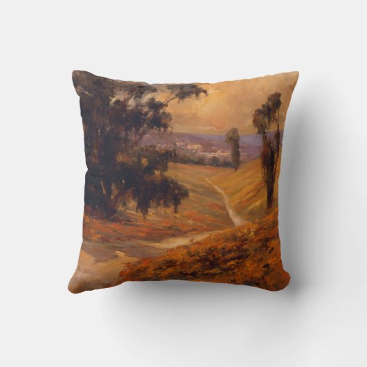 午後の歩行II クッション (裏面)