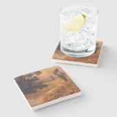 午後の歩行II ストーンコースター (横)