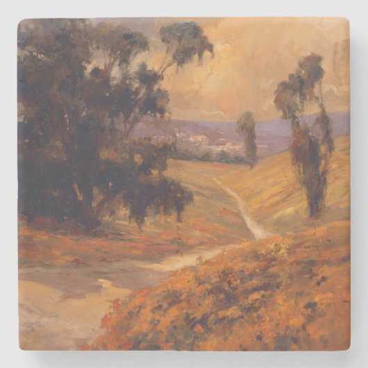 午後の歩行II ストーンコースター (正面)