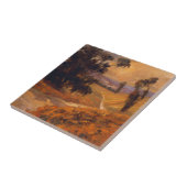 午後の歩行II タイル (側面)