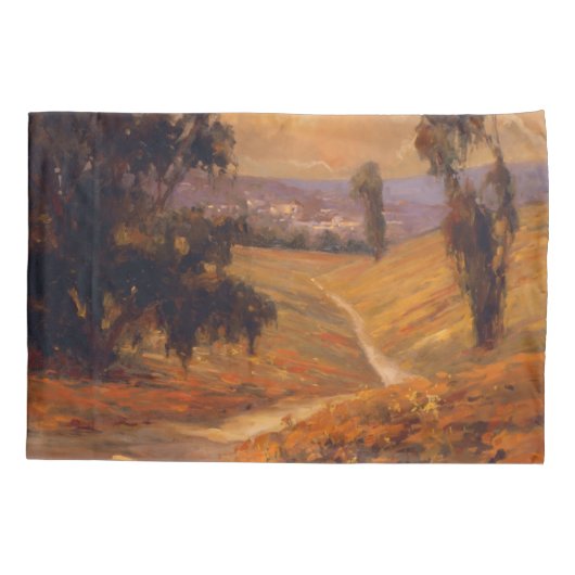 午後の歩行II 枕カバー (裏面-左)